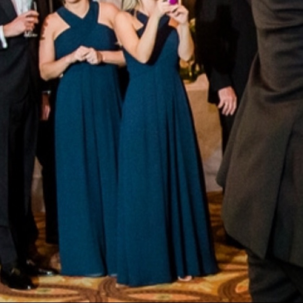 Navy blue gown!! 🧵